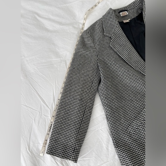 Houndstooth Wool Blazer - Picture 6 of 7